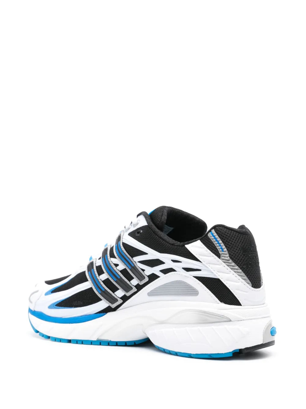 adidas Adistar Cushion Lace-Up Sneakers — Black/Blue — Size US M 4.5 - US W 6 — Back View