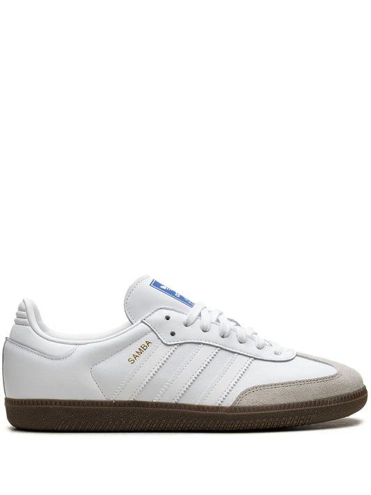 adidas Samba Og Double White Gum Sneakers — White — Size US M 11.5 - US W 13 — Front View