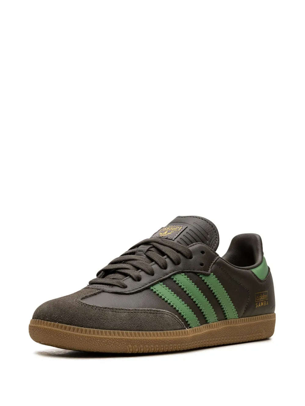 adidas 5 Green And Brown Sneakers — Brown — Size US M 10 - US W 11.5 — Top View