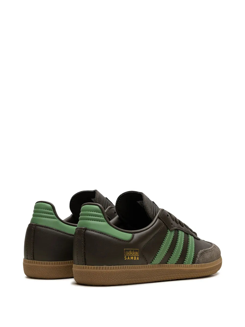 adidas 5 Green And Brown Sneakers — Brown — Size US M 10 - US W 11.5 — Back View