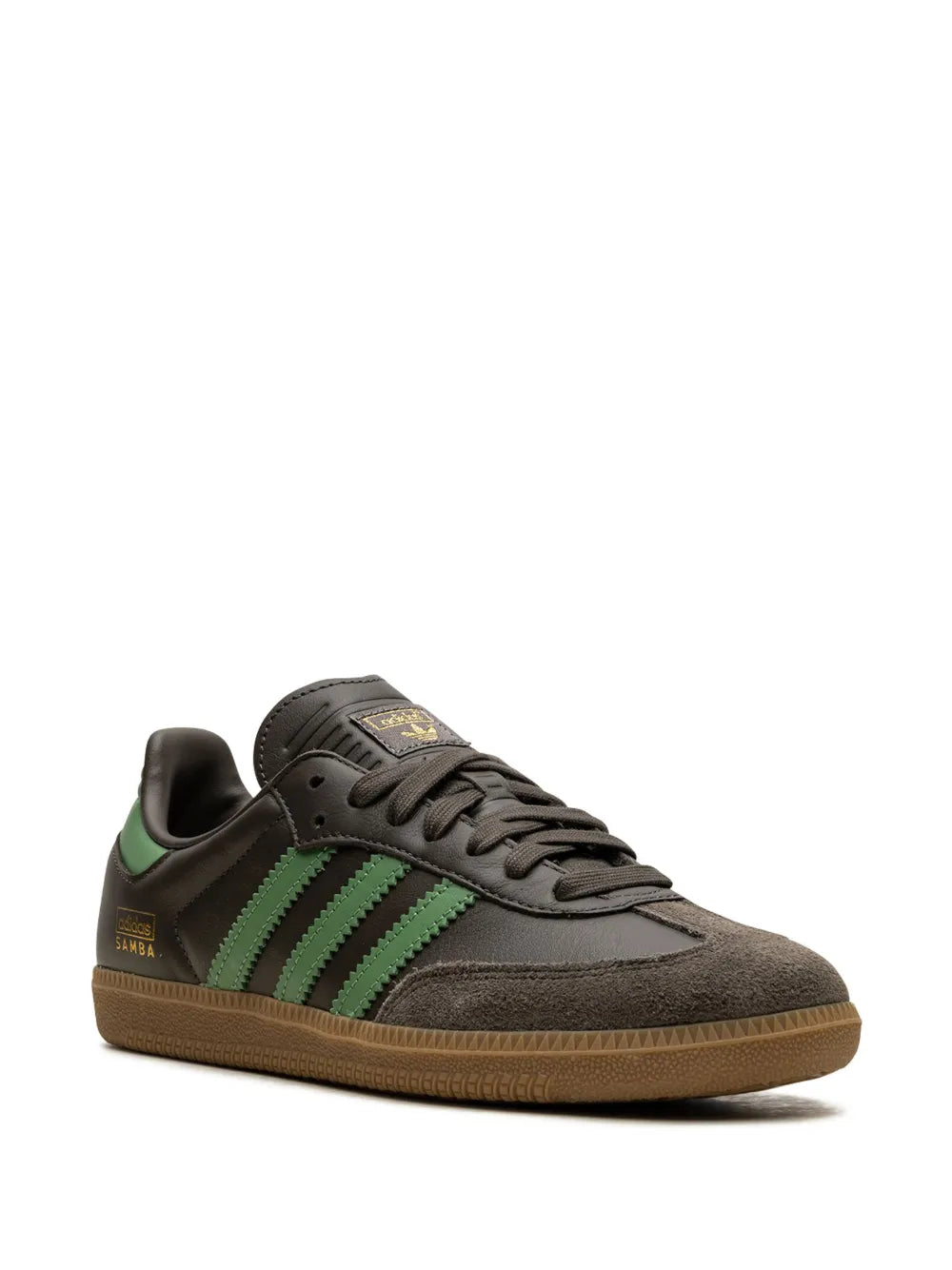 adidas 5 Green And Brown Sneakers — Brown — Size US M 10 - US W 11.5 — Side View