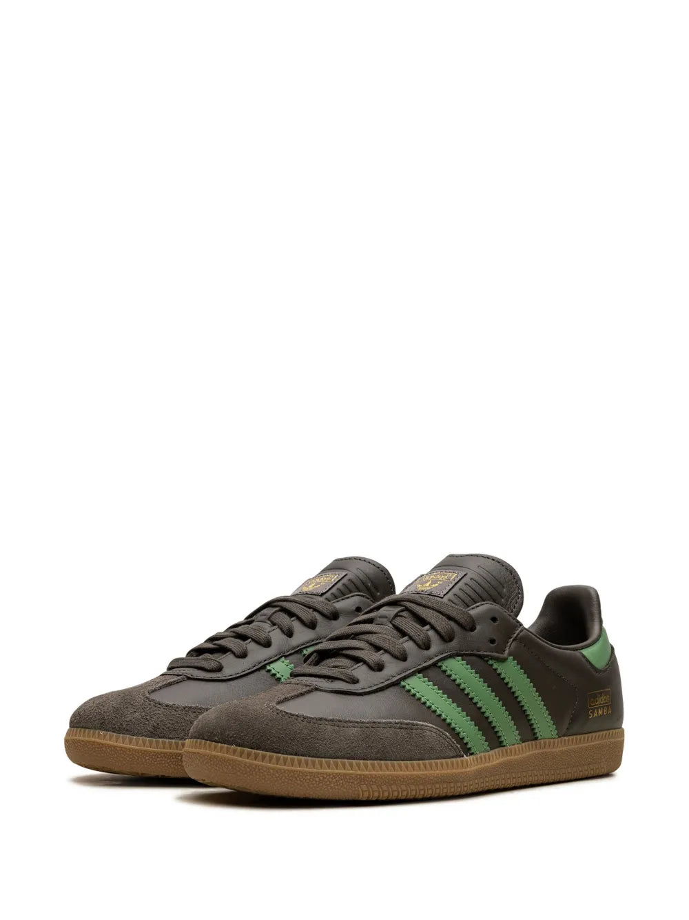 adidas 5 Green And Brown Sneakers — Brown — Size US M 10 - US W 11.5 — Detail View