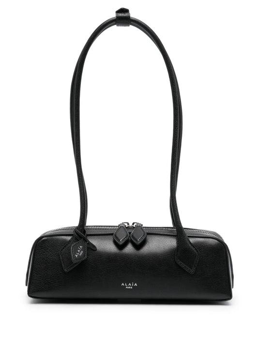 Alaia Small Le Teckel Leather Shoulder Bag — Same as shown — Size One Size — Front View