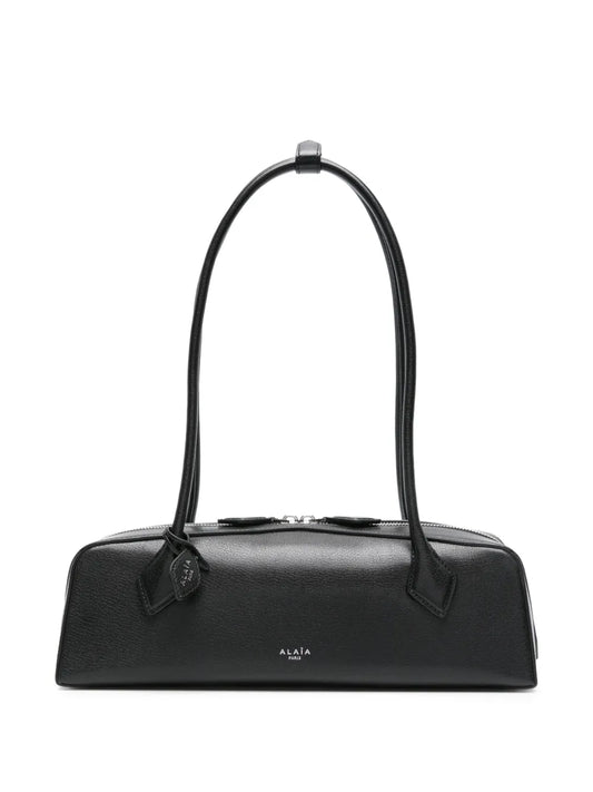 Alaia Le Teckel Leather Shoulder Bag — Same as shown — Size One Size — Front View