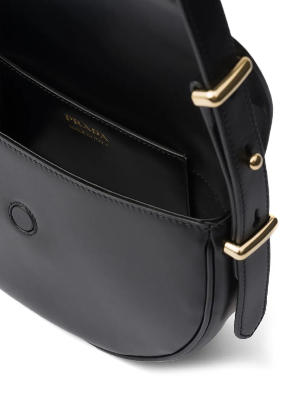 Prada Arque Leather Shoulder Bag — Same as shown — Size One Size — Detail View