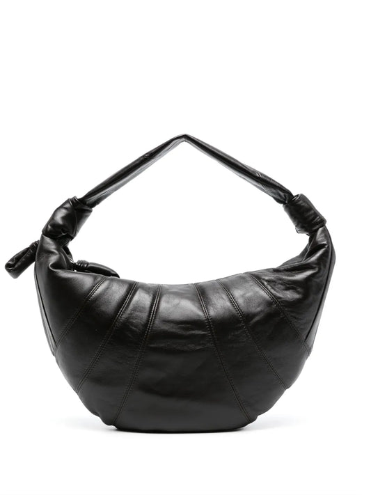 Lemaire Large Fortune Croissant Leather Shoulder Bag — Same as shown — Size One Size — Front View