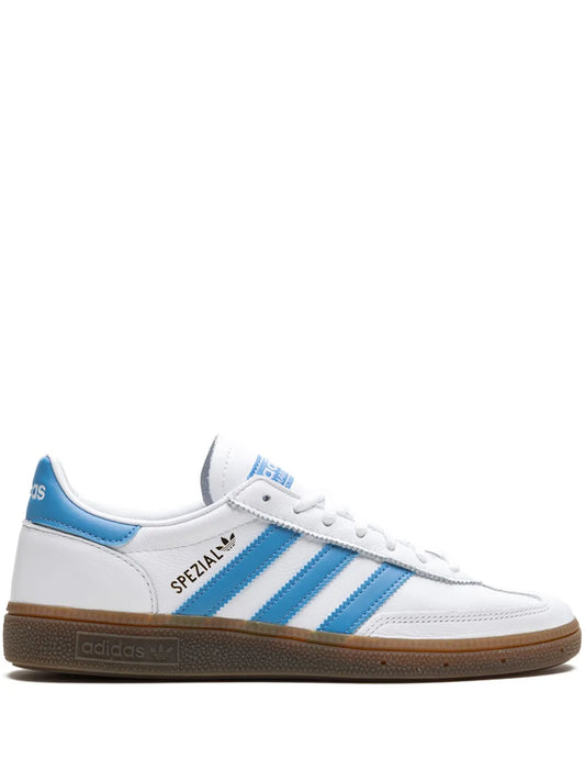 adidas Handball Spezial White/Light Blue Sneakers — White — Size US M 9 - US W 10.5 — Front View