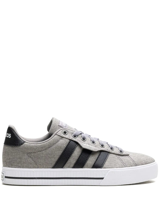 adidas Daily 3.0 Dove Grey Sneakers — Grey/Black — Size US M 10.5 - US W 12 — Front View