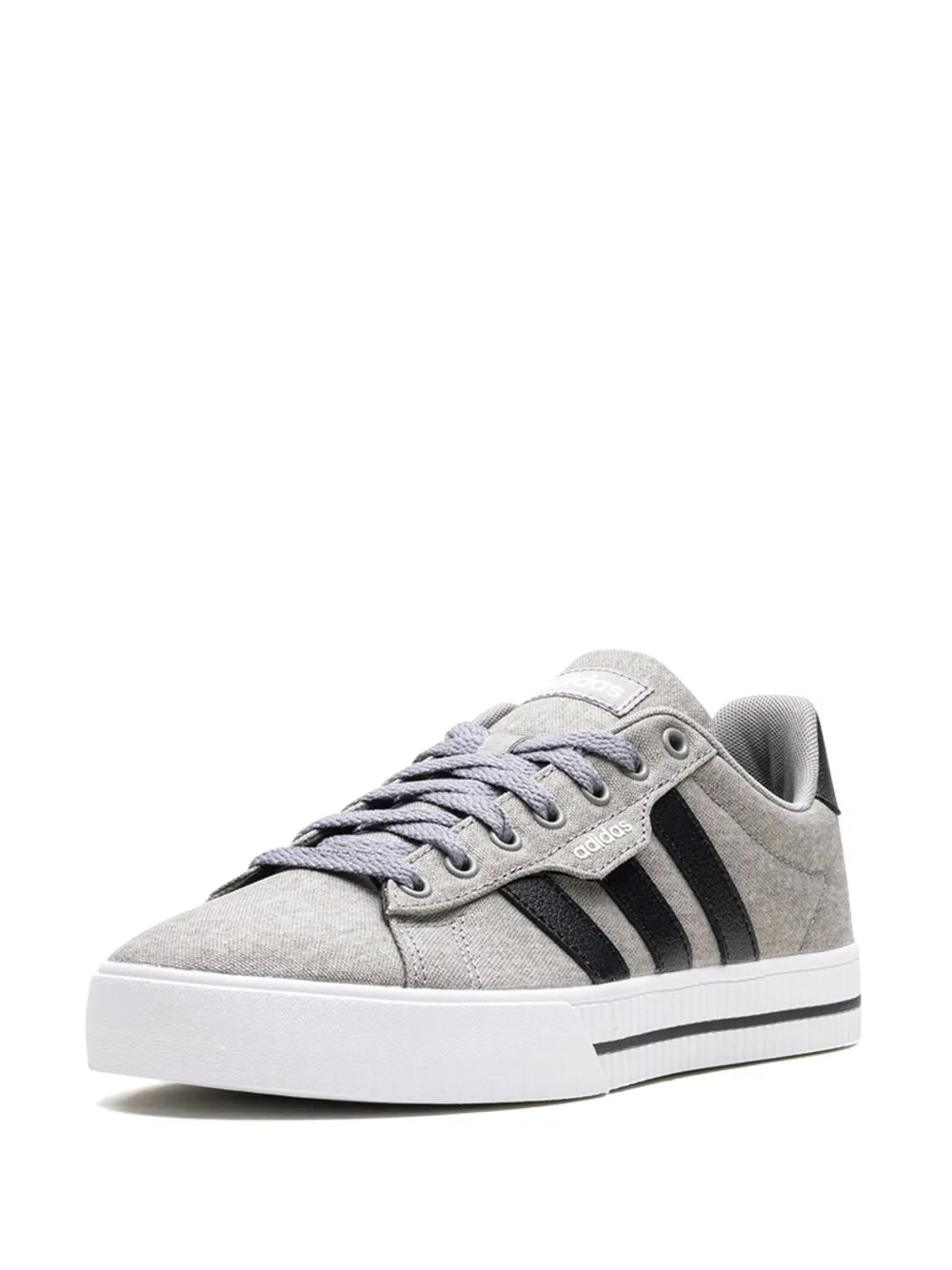 adidas Daily 3.0 Dove Grey Sneakers — Grey/Black — Size US M 10.5 - US W 12 — Top View