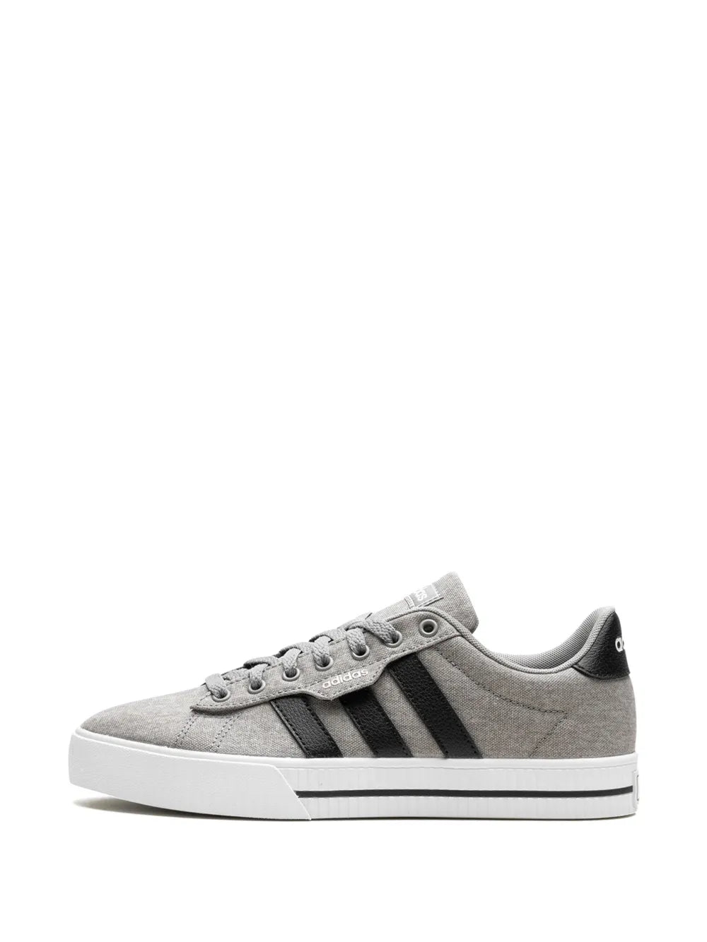 adidas Daily 3.0 Dove Grey Sneakers — Grey/Black — Size US M 10.5 - US W 12 — Lifestyle View
