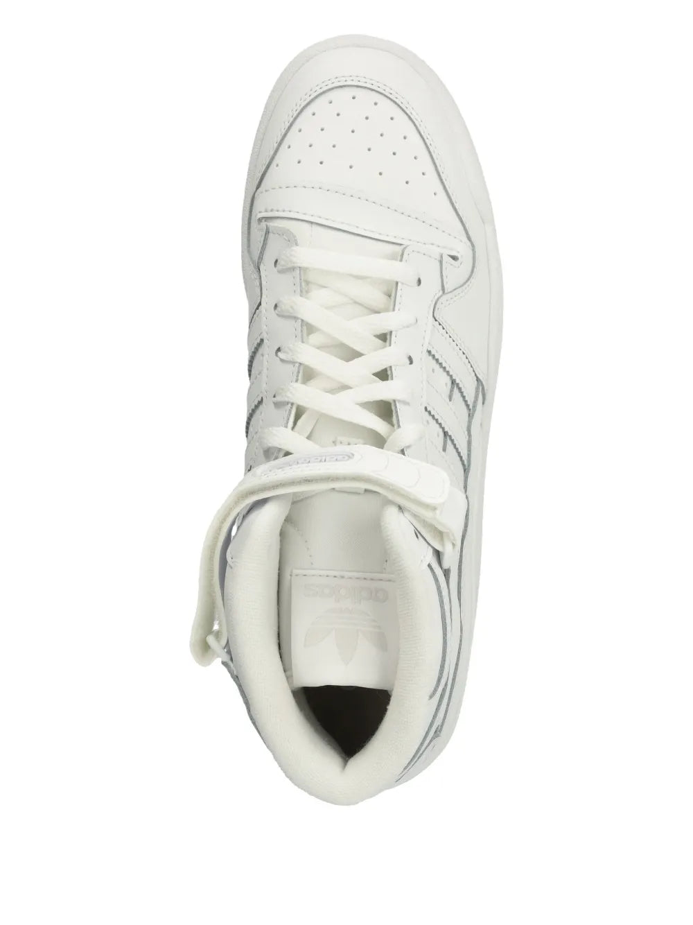 adidas Forum Mid Sneakers — White — Size US M 10.5 - US W 12 — Top View