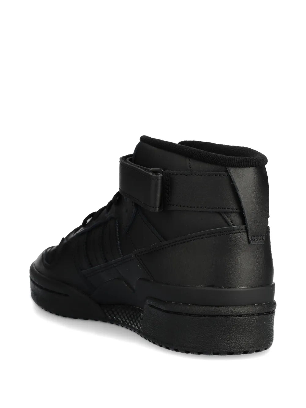 adidas Forum Mid Sneakers — Black — Size US M 10.5 - US W 12 — Back View
