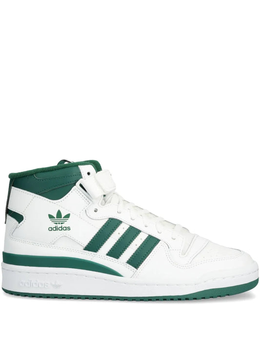 adidas Forum Mid Sneakers — White — Size US M 9.5 - US W 11 — Front View