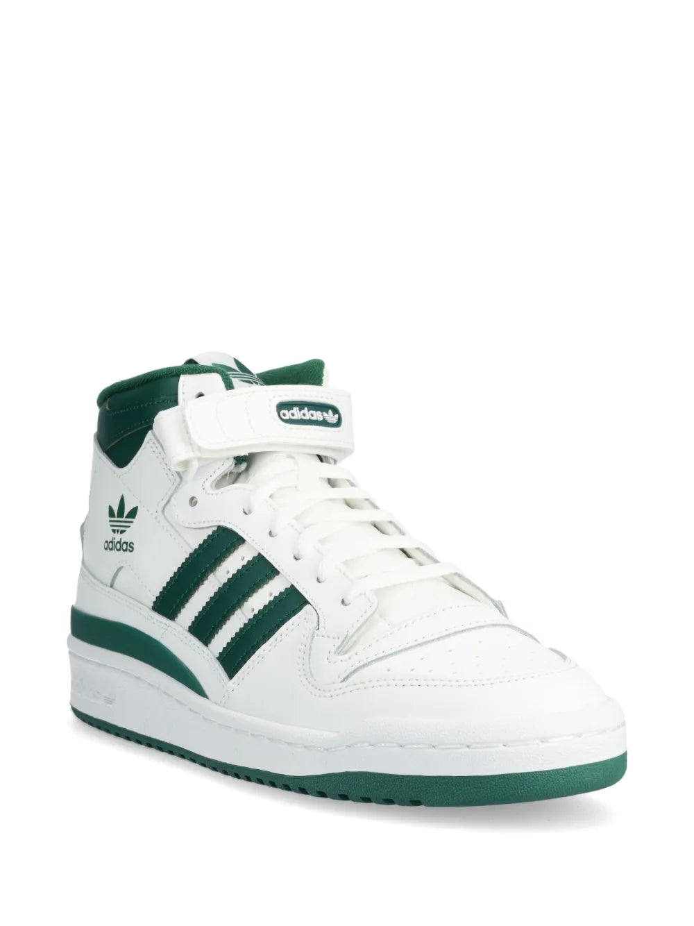 adidas Forum Mid Sneakers — White — Size US M 9.5 - US W 11 — Side View