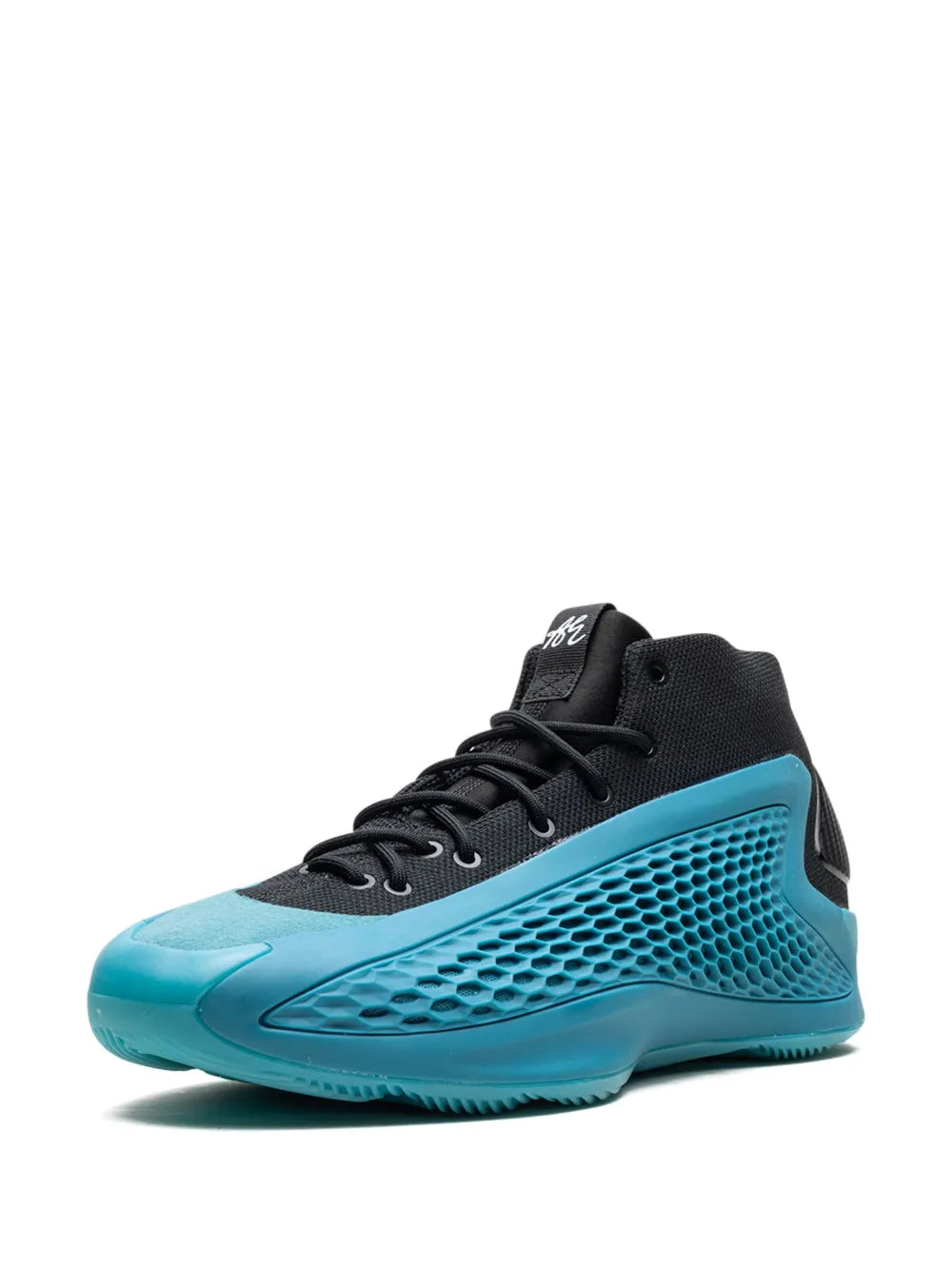 adidas A.E. 1 Low Lace-Up Sneakers — Teal Blue/Black — Size US M 10 - US W 11.5 — Top View
