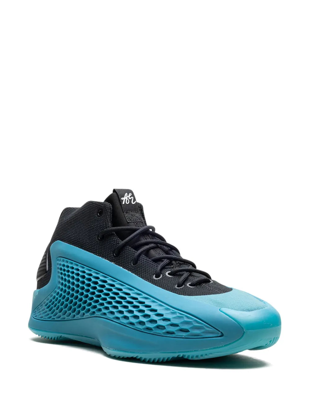 adidas A.E. 1 Low Lace-Up Sneakers — Teal Blue/Black — Size US M 10 - US W 11.5 — Side View