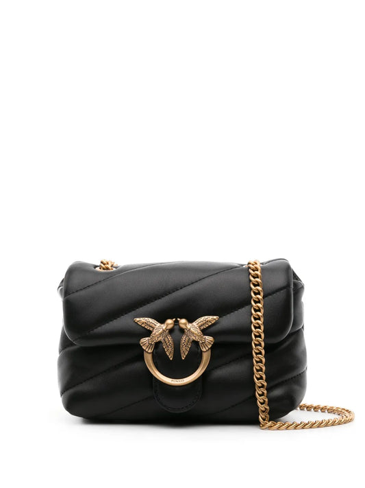 Pinko Love Baby Puff Leather Crossbody Bag — Same as shown — Size One Size — Front View