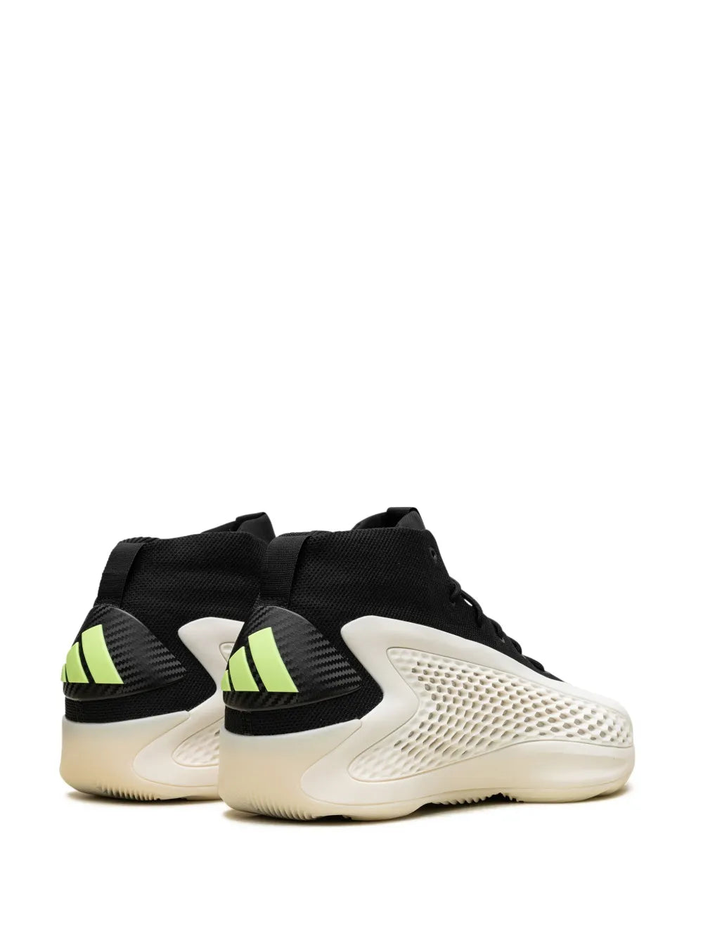 adidas Ae1 Best Of Adi Sneakers — Black/White — Size US M 7 - US W 8.5 — Back View