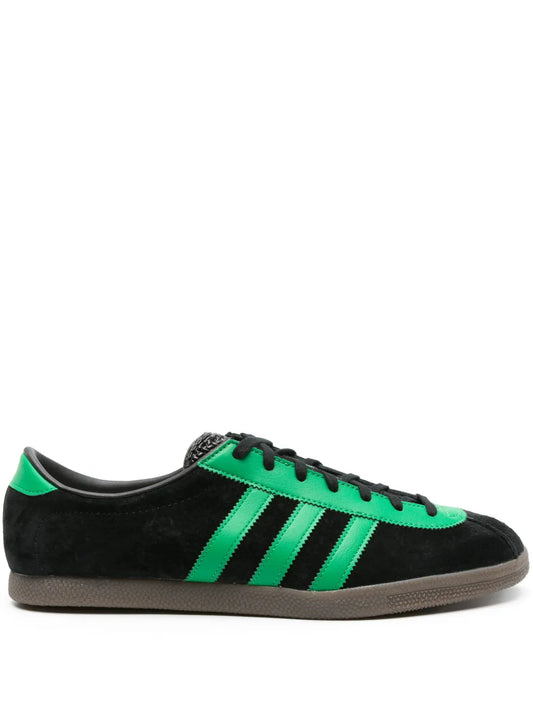 adidas London Suede Sneakers — Black — Size US M 10 - US W 11.5 — Front View