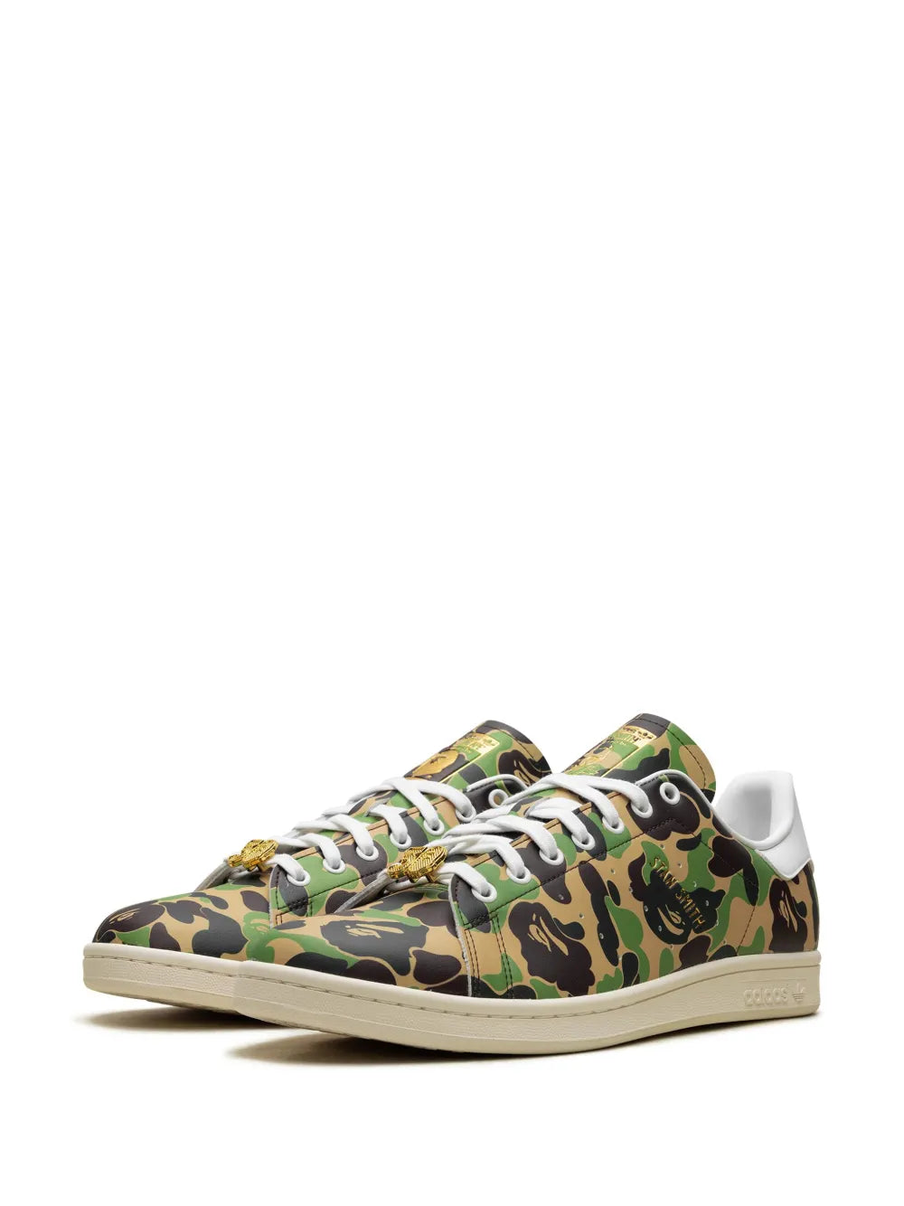 adidas Stan Smith A Bathing Ape - Abc Camo Sneakers — Multicolour — Size US M 8 - US W 9.5 — Side View