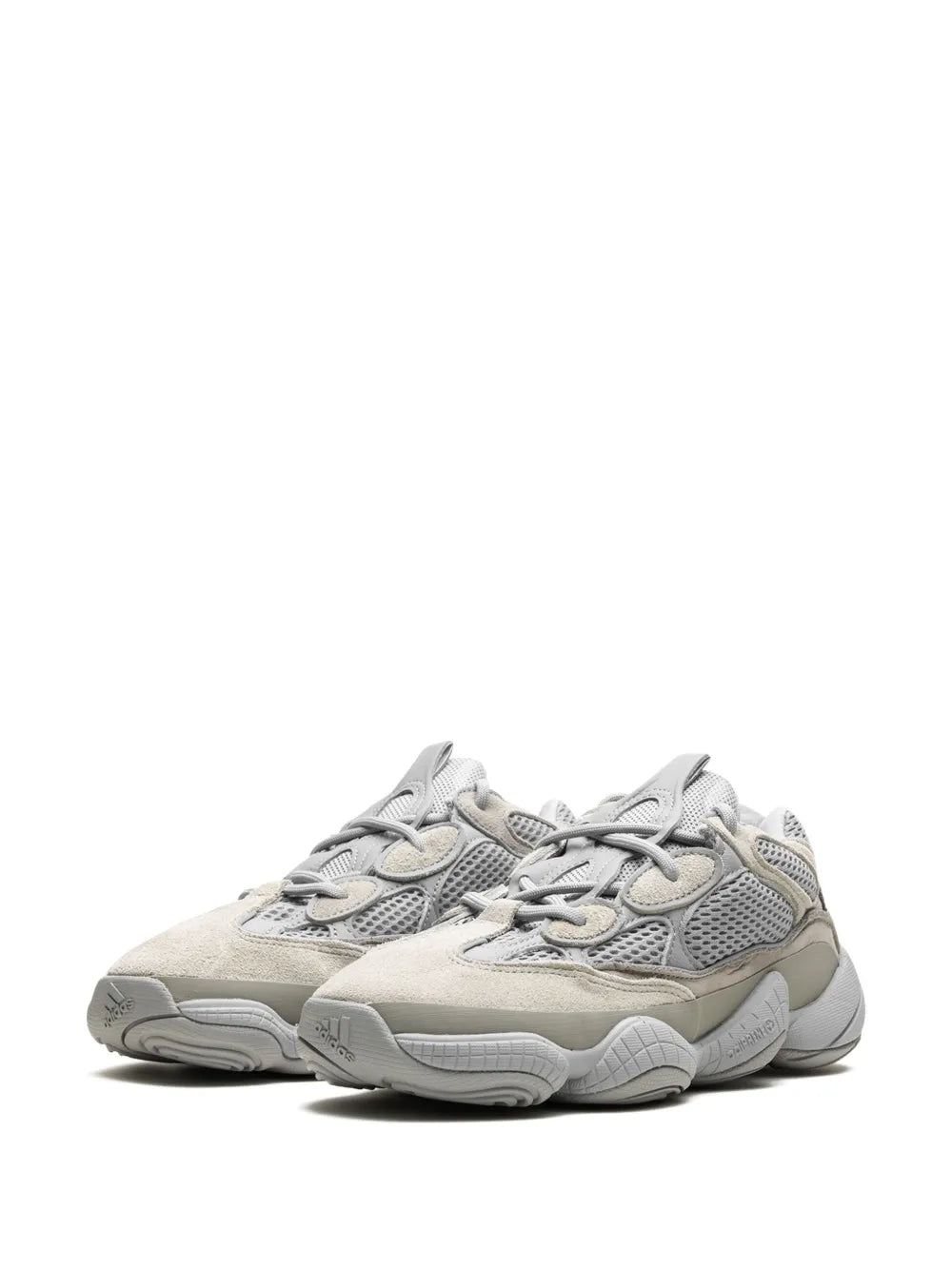 adidas Yeezy 500 Stone Salt Sneakers — Grey — Size US M 8 - US W 9.5 — Back View