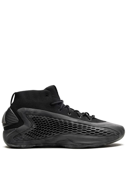 adidas Ae1 Mx Charcoal Sneakers — Core Black/Charcoal Grey/Carbon — Size US M 7 - US W 8.5 — Front View