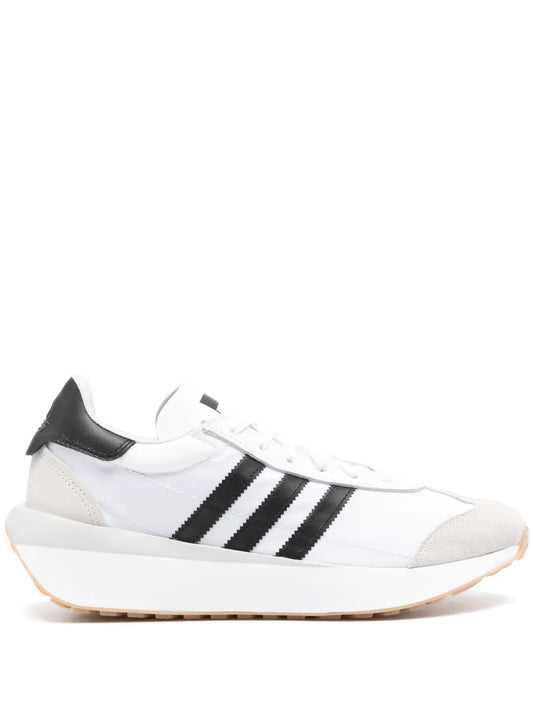 adidas Country Xlg Sneakers — White/Black — Size US M 9.5 - US W 11 — Front View