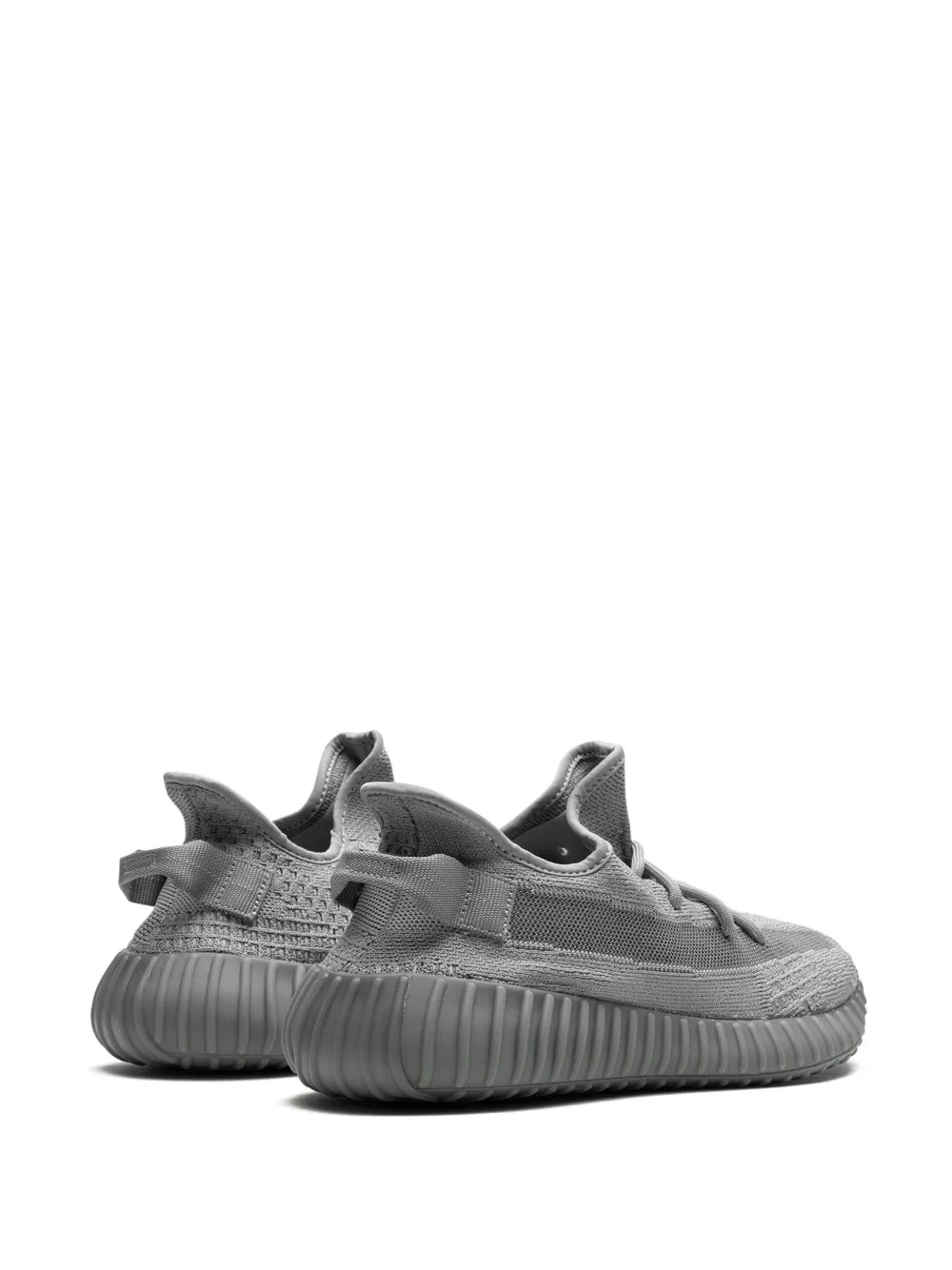 adidas Yeezy Boost 350 V2 Steel Grey Sneakers — Grey — Size US M 5.5 - US W 7 — Top View