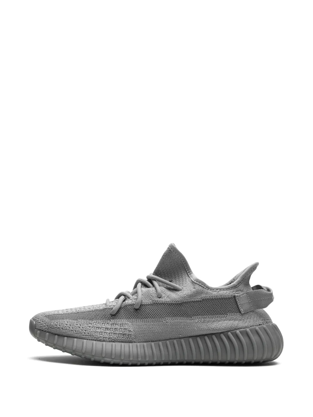 adidas Yeezy Boost 350 V2 Steel Grey Sneakers — Grey — Size US M 5.5 - US W 7 — Back View