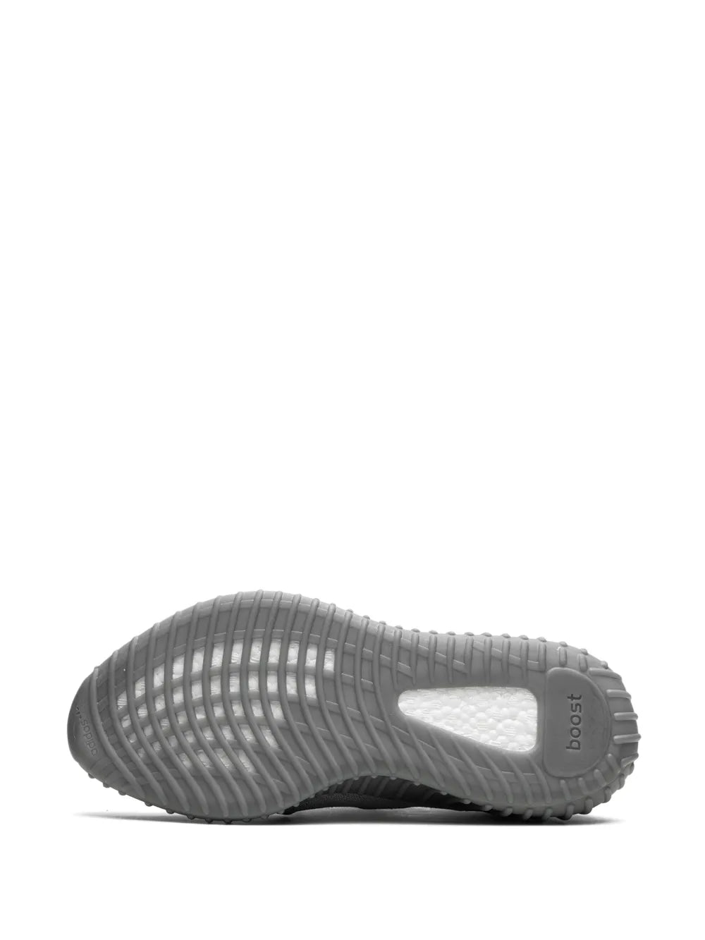 adidas Yeezy Boost 350 V2 Steel Grey Sneakers — Grey — Size US M 5.5 - US W 7 — Lifestyle View