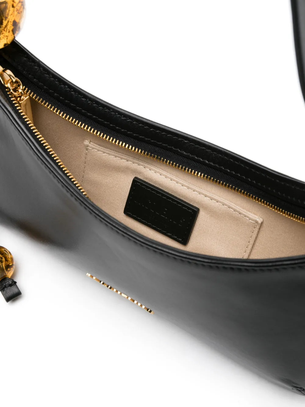 Jacquemus Le Bisou Perle Leather Shoulder Bag — Same as shown — Size One Size — Detail View