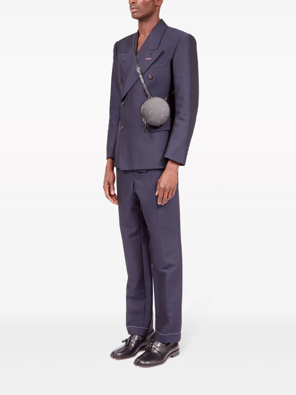 Maison Margiela Micro Circle Leather Shoulder Bag — Same as shown — Size One Size — Back View