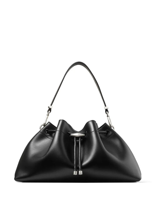 Jimmy Choo Medium Cinch Leather Bucket Bag — Same as shown — Size One Size — Front View