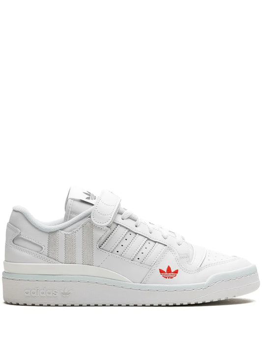 adidas Forum Low White/Almost Blue Sneakers — White — Size US M 10.5 - US W 12 — Front View
