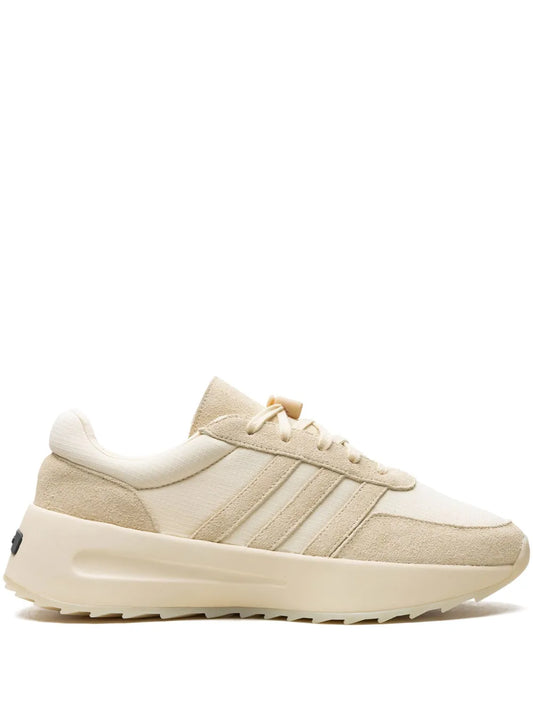 adidas Los Angeles Runner Yellow Sneakers — Light Beige — Size US M 10 - US W 11.5 — Front View