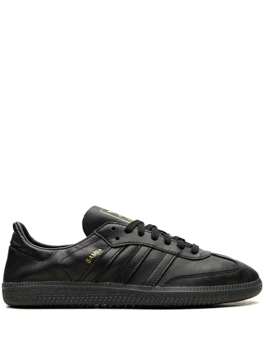 adidas Samba Decon Leather Sneakers — Black — Size US M 8.5 - US W 10 — Front View