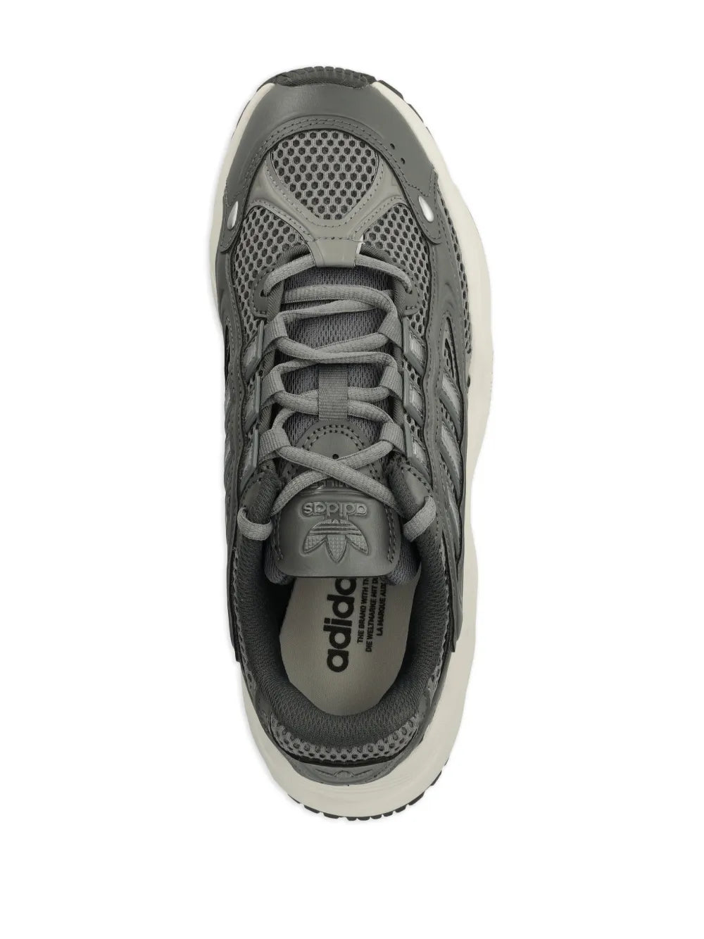 adidas Ozmillen Sneakers — Dark Grey — Size US M 4.5 - US W 6 — Top View