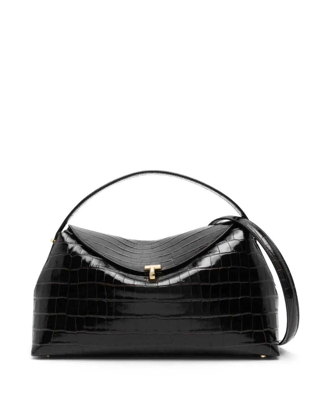 Toteme T Lock Top Handle Bag — Same as shown — Size One Size — Front View
