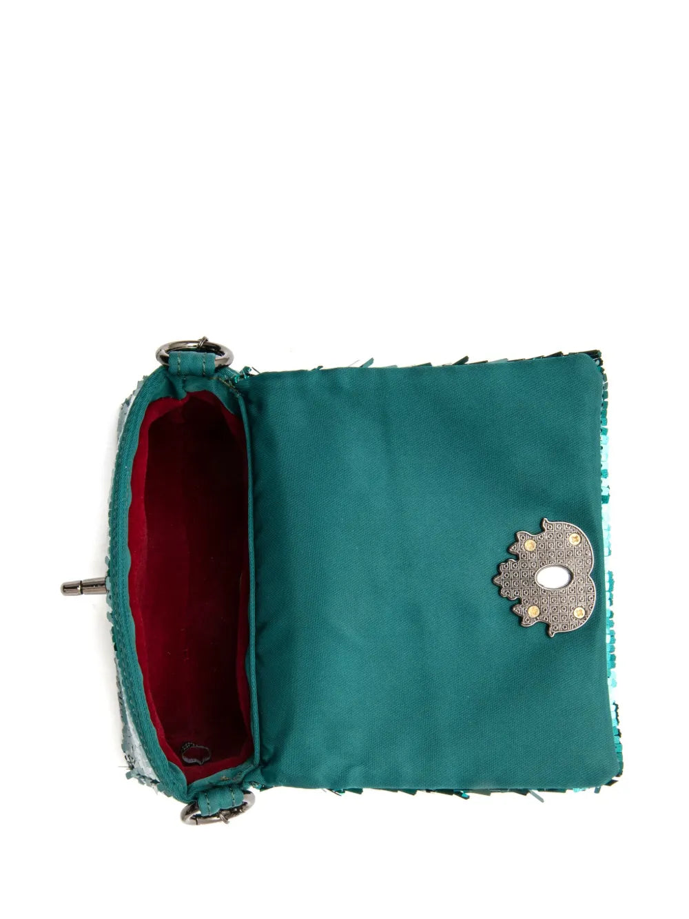 Isla Mini Georgia Sequin Crossbody Bag — Same as shown — Size One Size — Top View
