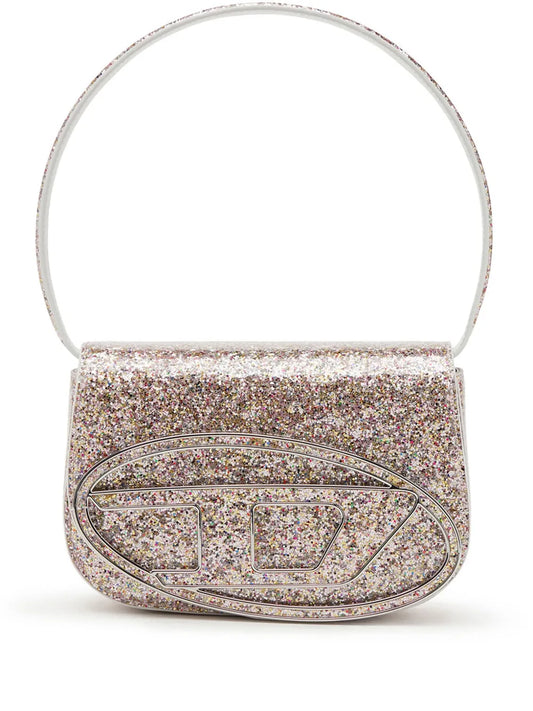 Diesel 1Dr Glitter Embellishment Shoulder Bag — Same as shown — Size One Size — Front View