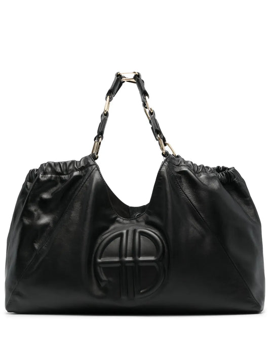 Anine Bing Medium Kate Leather Tote Bag — Same as shown — Size One Size — Front View