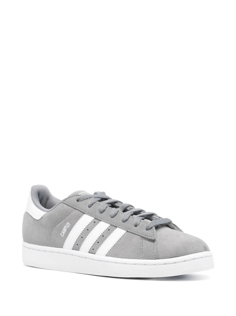 adidas Campus 2 Suede Sneakers — Grey/White — Size US M 10.5 - US W 12 — Side View