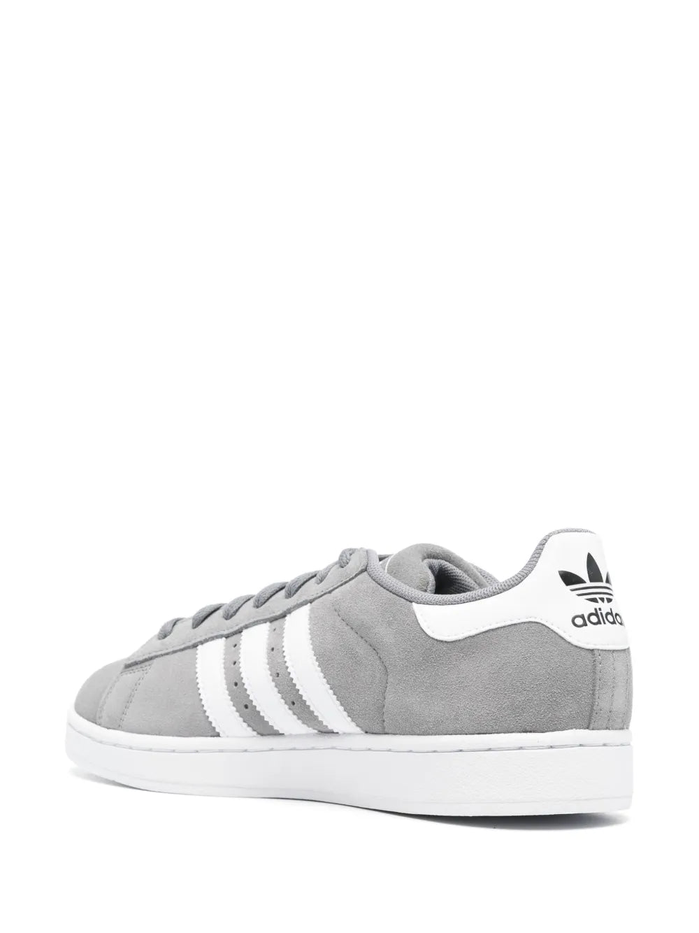 adidas Campus 2 Suede Sneakers — Grey/White — Size US M 10.5 - US W 12 — Back View