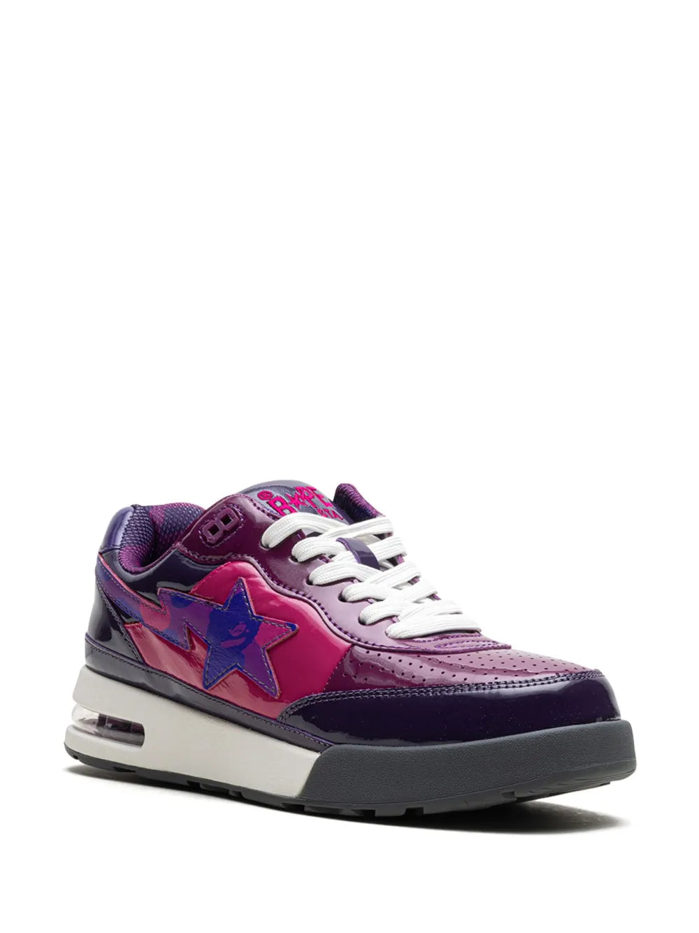 A Bathing Ape?Roadsta #1 Purple Sneakers — Purple — Size US M 3.5 - US W 5 — Side View