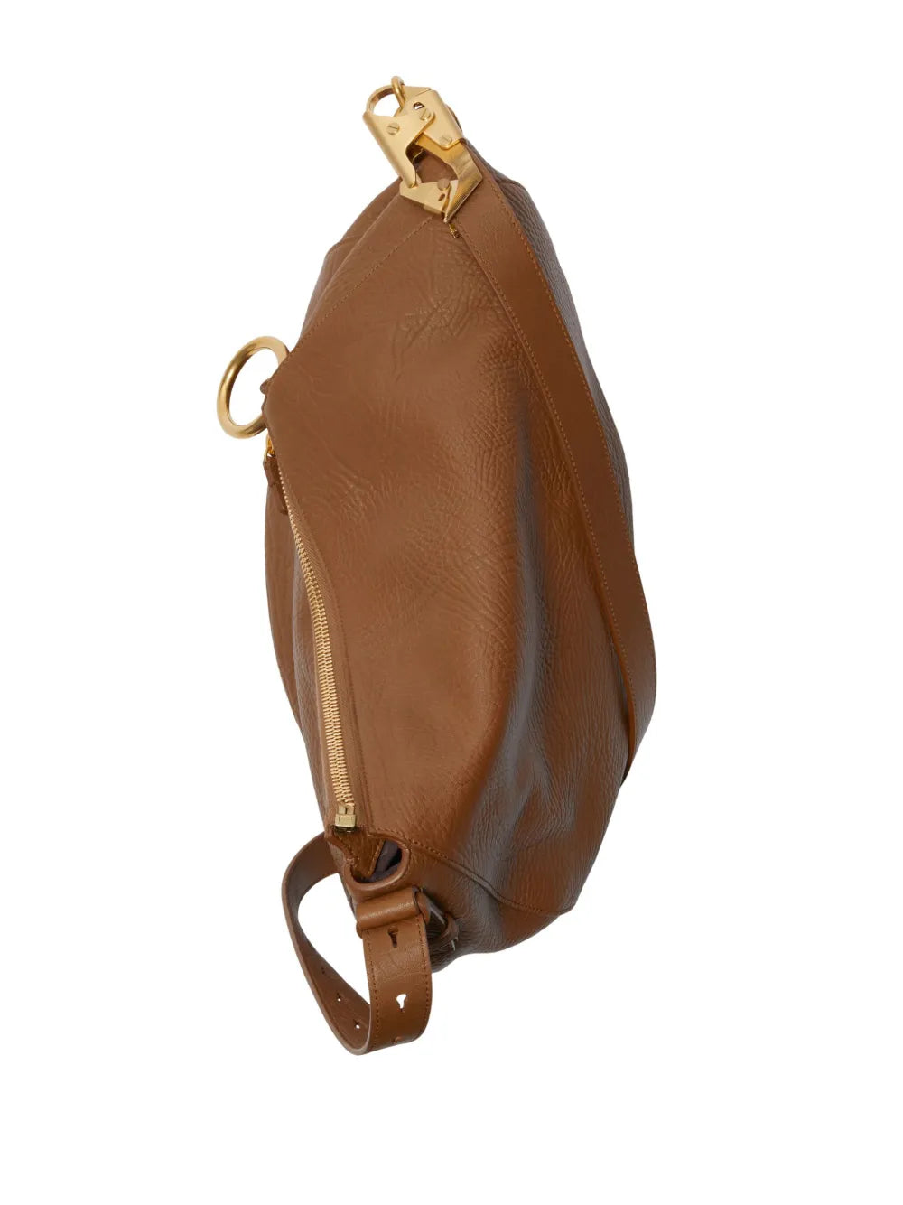 Burberry Medium Knight Leather Shoulder Bag — Same as shown — Size One Size — Lifestyle View