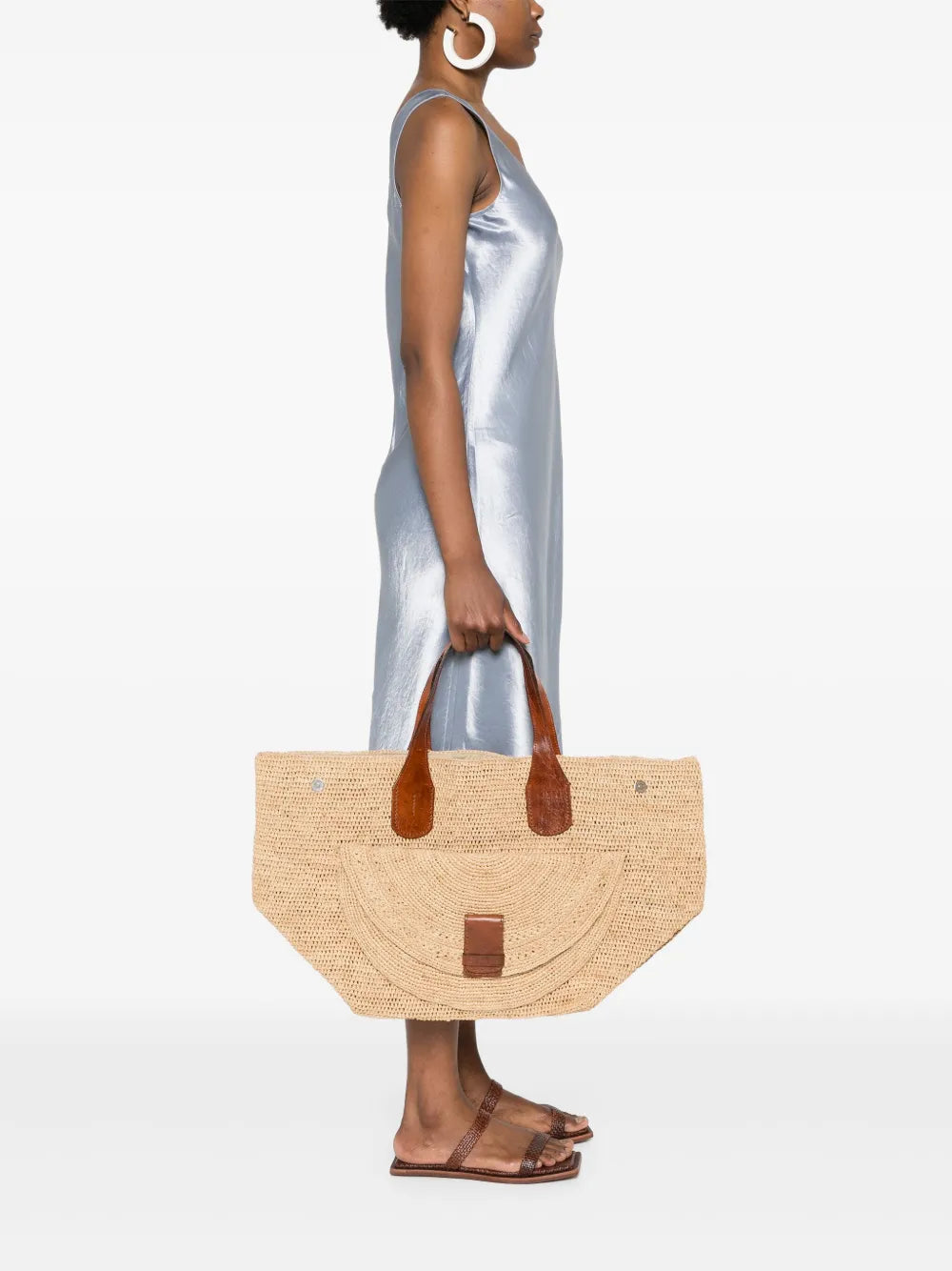 Ibeliv Laza Ii Raffia Shoulder Bag — Same as shown — Size One Size — Side View