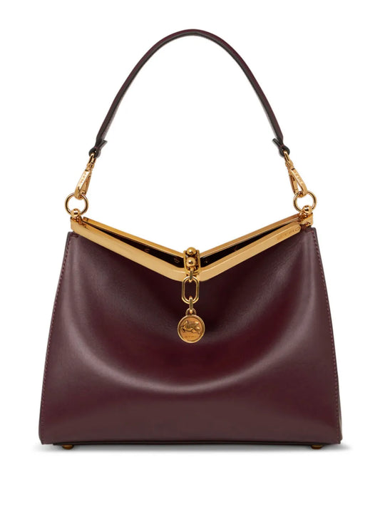 Etro Medium Vela Leather Shoulder Bag — Same as shown — Size One Size — Front View
