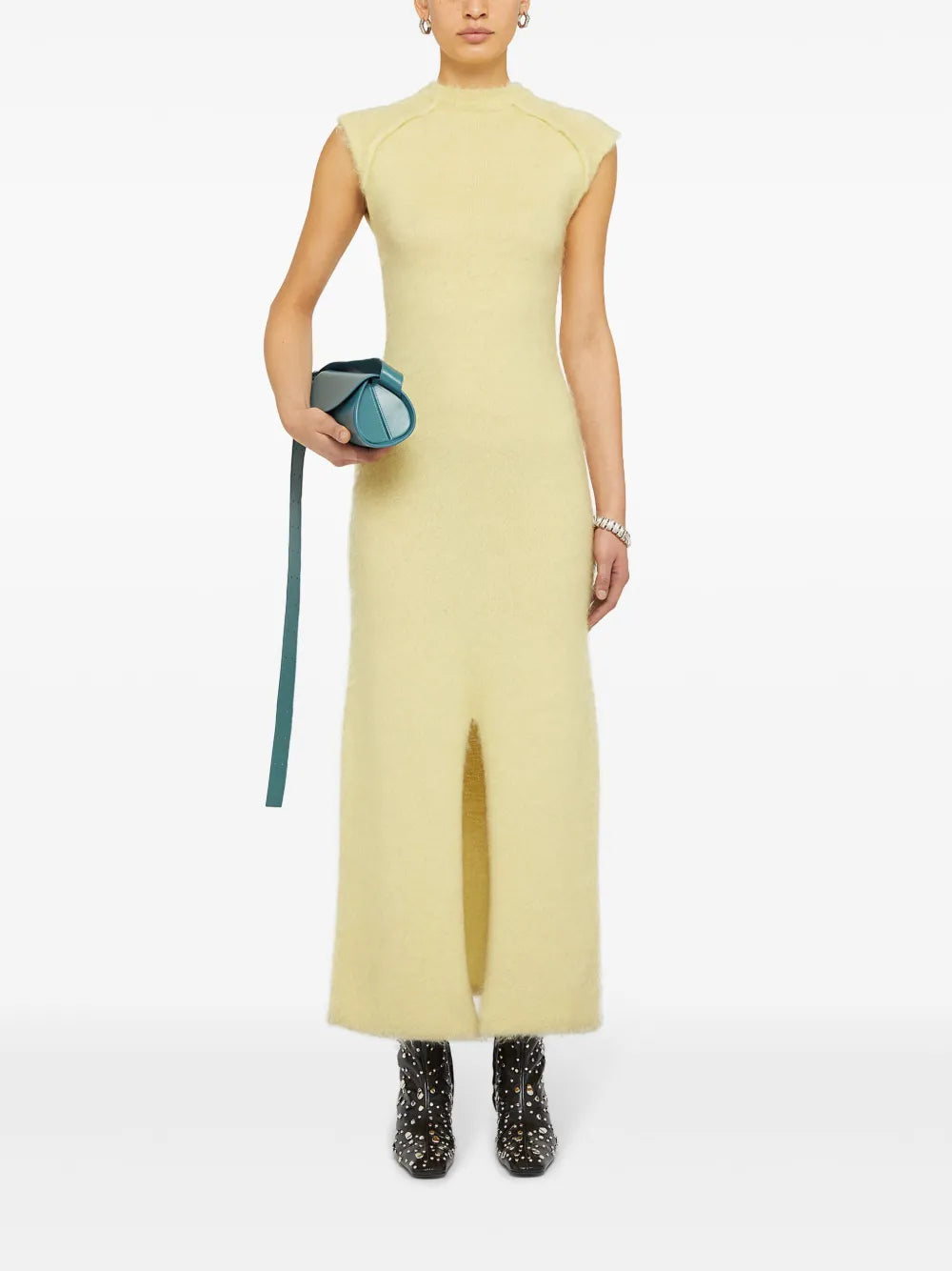 Jil Sander Small Cannolo Iconic Line Shoulder Bag — Same as shown — Size One Size — Side View