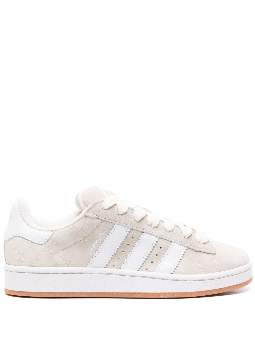 adidas Campus 00S Suede Sneakers — Wonder White/Cloud White — Size US M 10.5 - US W 12 — Front View