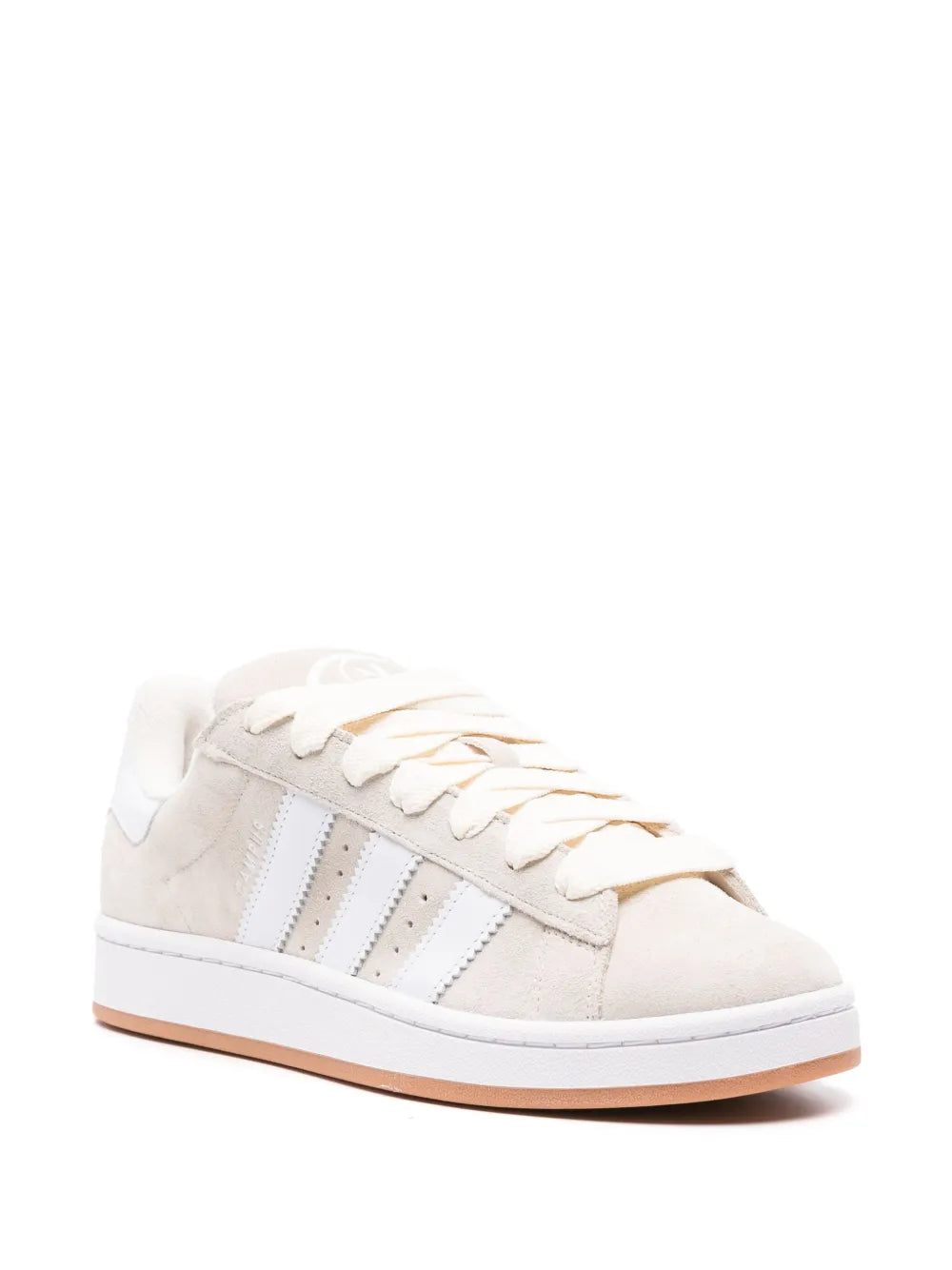 adidas Campus 00S Suede Sneakers — Wonder White/Cloud White — Size US M 10.5 - US W 12 — Side View